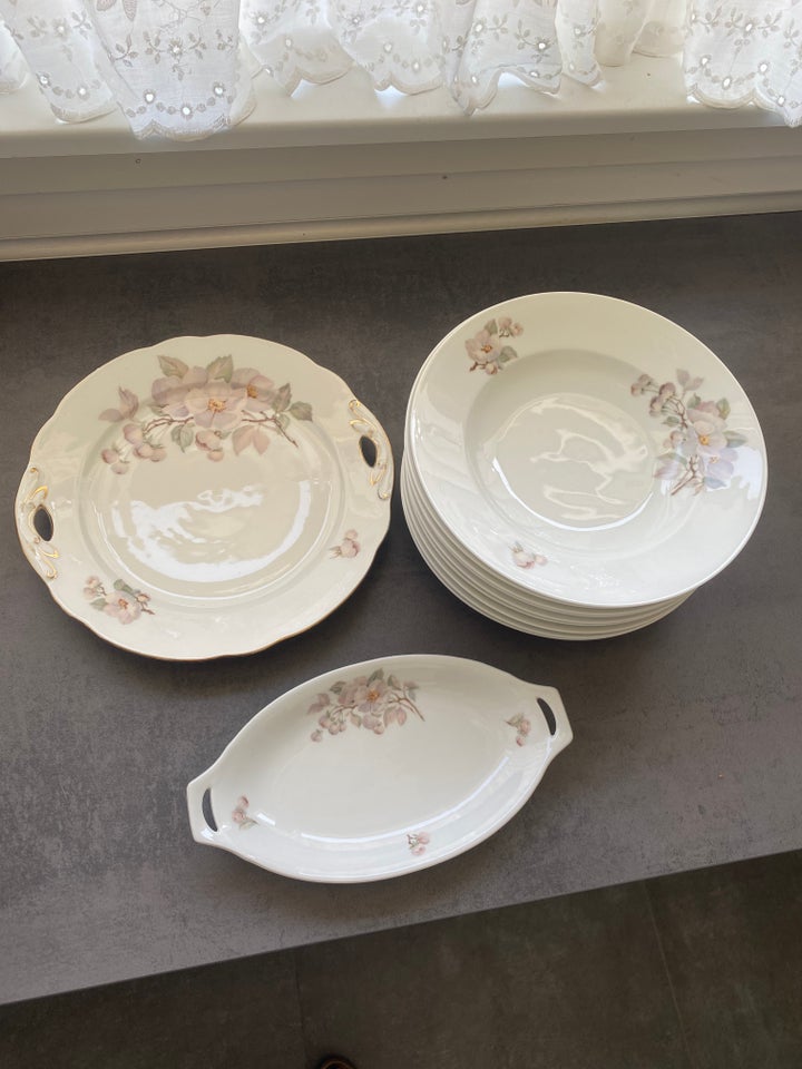 Porcelæn Dybe tallerkener fade