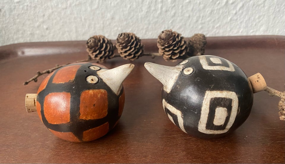 To fugle i keramik salt og peber