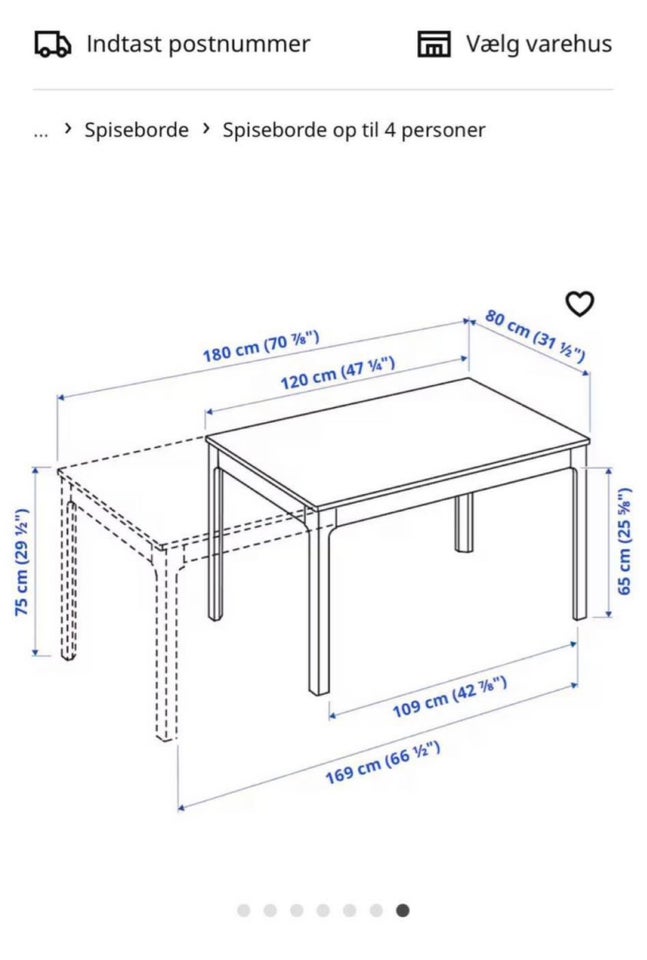 Spisebord Ikea