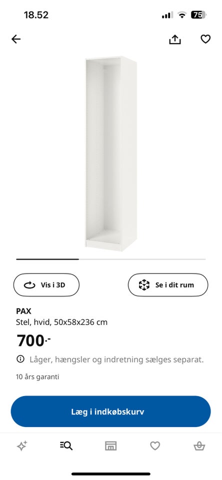 PAX SKAB / SKABE  Ikea