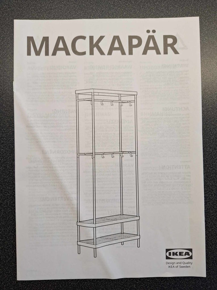 Garderobestativ, Ikea