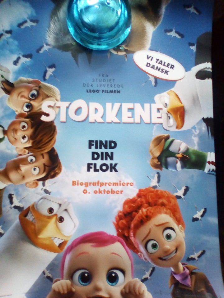 NY - Plakat fra filmen STORKENE