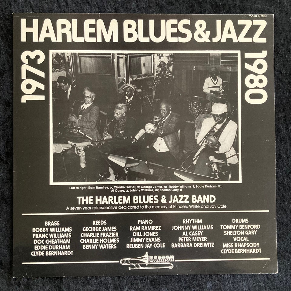 LP, The Harlem Blues  Jazz Band,