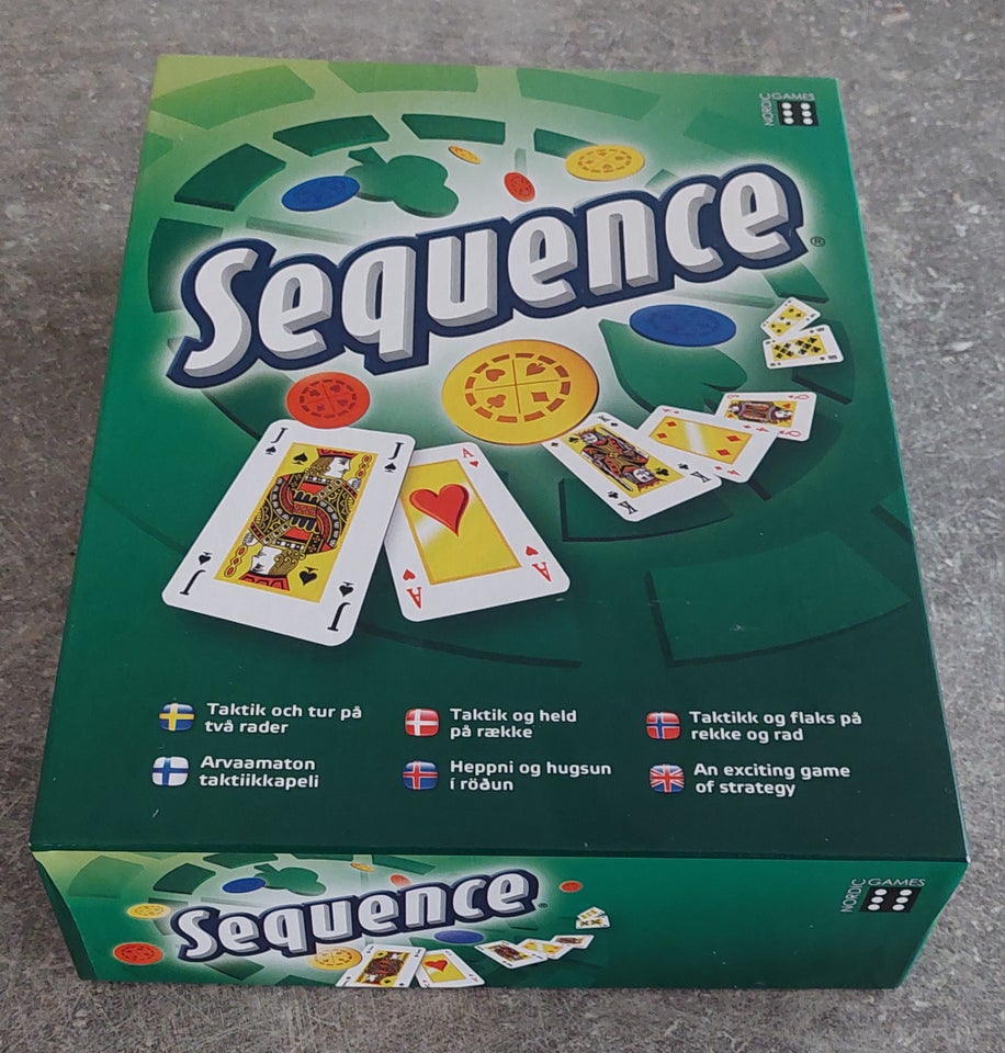 Sequence, Familiespil, brætspil