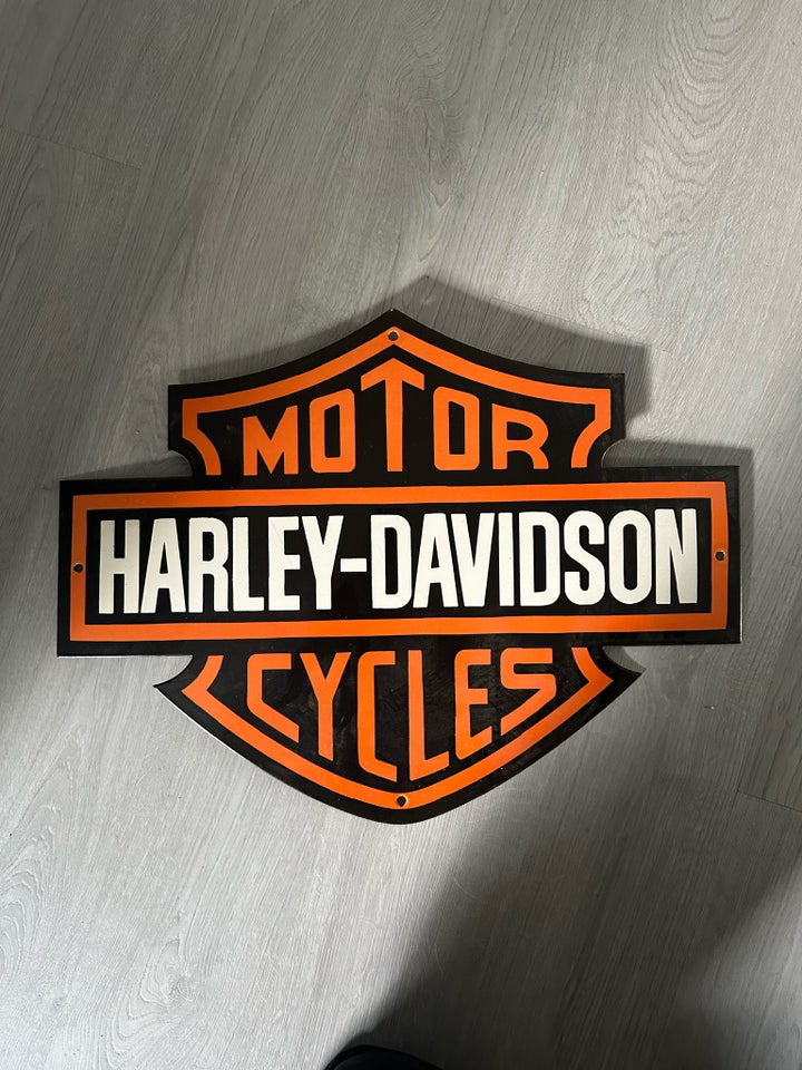 Emaljeskilt Harley-Davidson