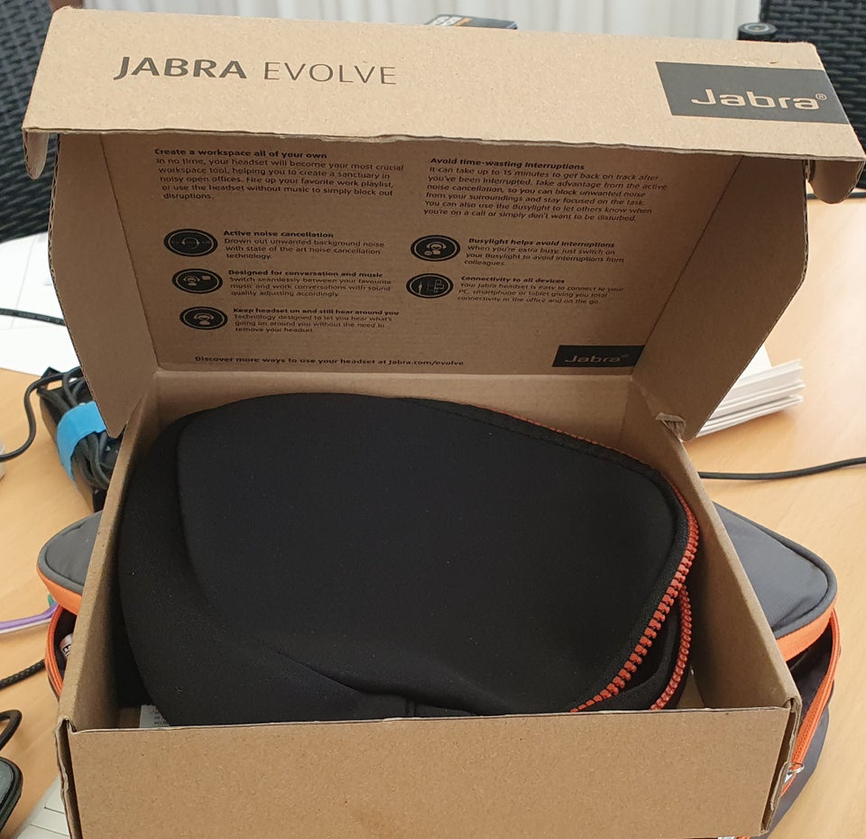 Headset, Jabra Evolve 80, God