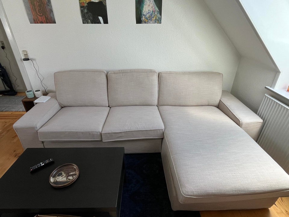 3 Pers Sofa med chaiselong