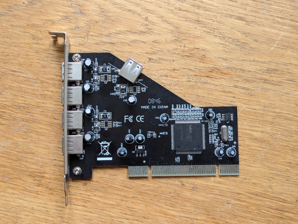 Adapter PCI 20 NEC 4+1 USB kort