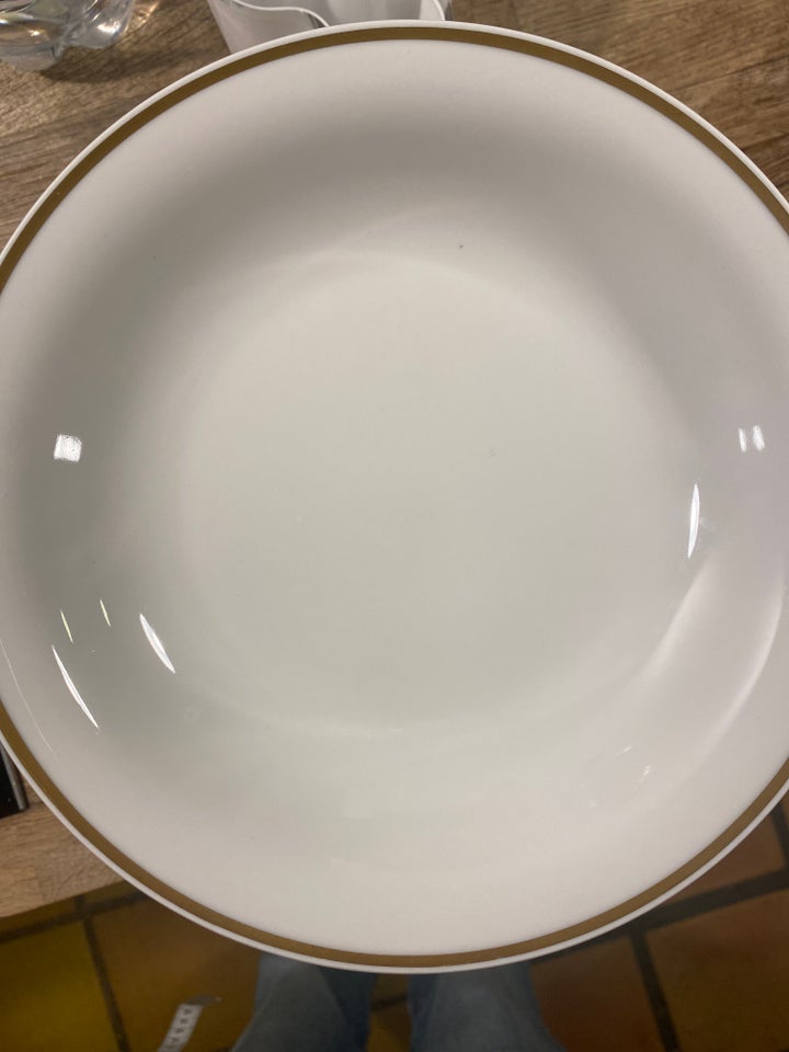 Porcelæn Dybe tallerkener 