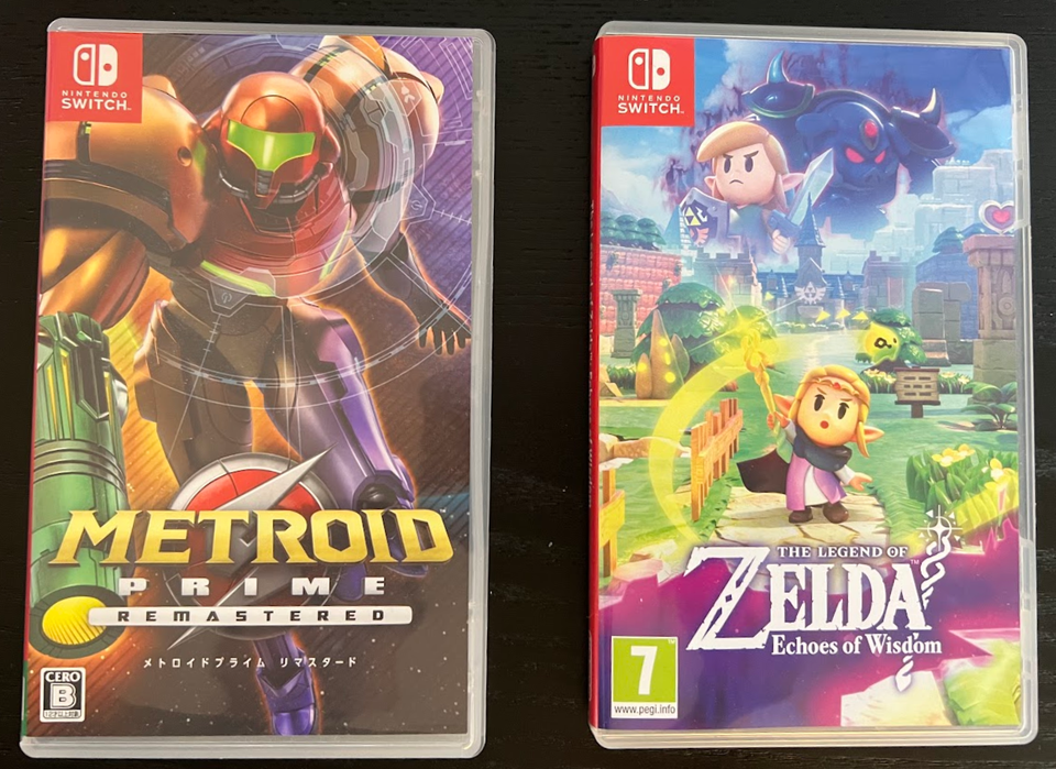 Zelda og Metroid, Nintendo Switch,