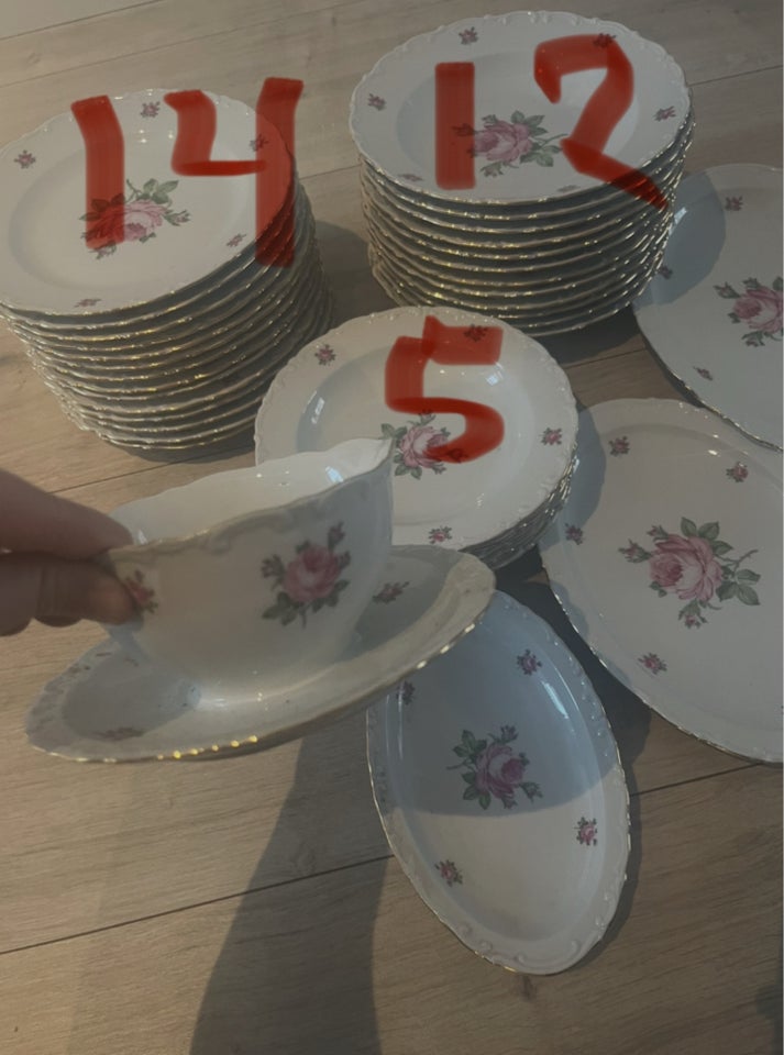 Porcelæn, Spisestel