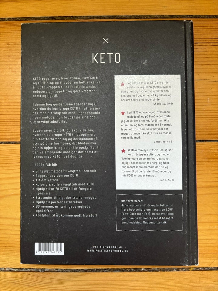 Keto Hane Faerber emne: mad og vin