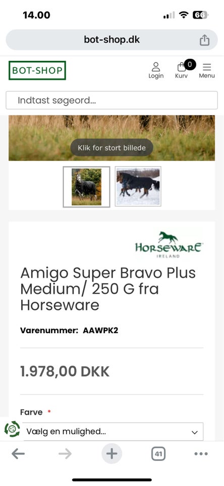 Dækken, 130 cm Amigo Super Bravo