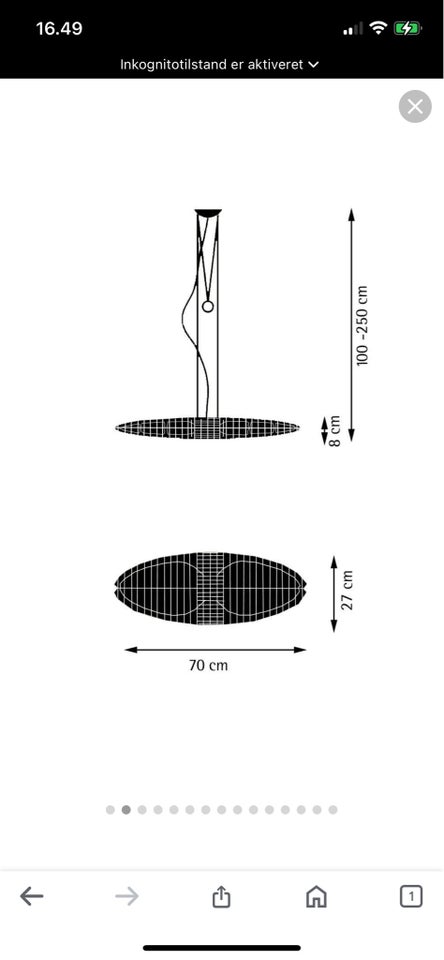 Anden loftslampe Luceplan