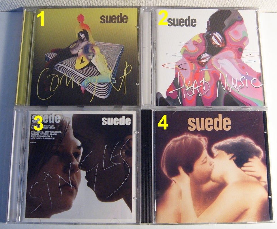 Suede: 4 Titler, rock