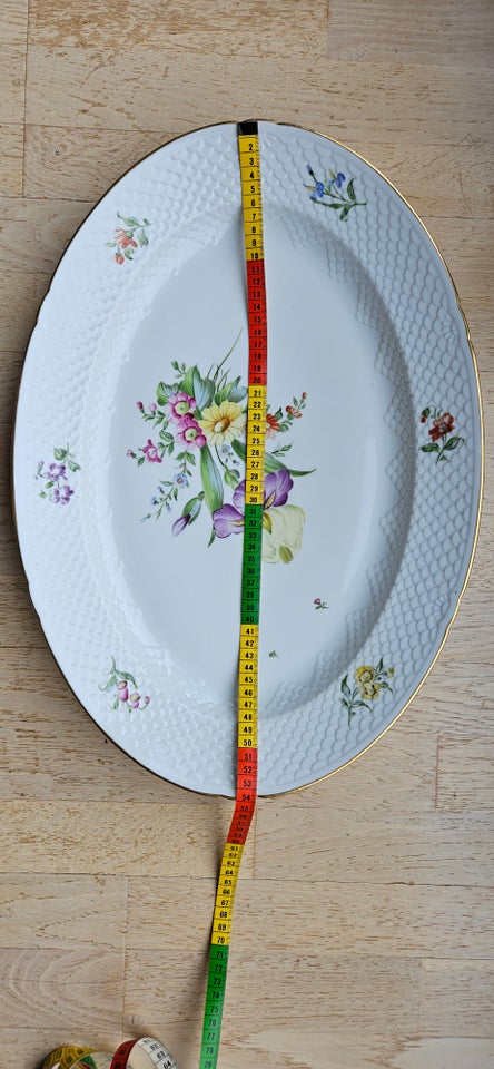 Porcelæn, Saksisk Blomst, fad