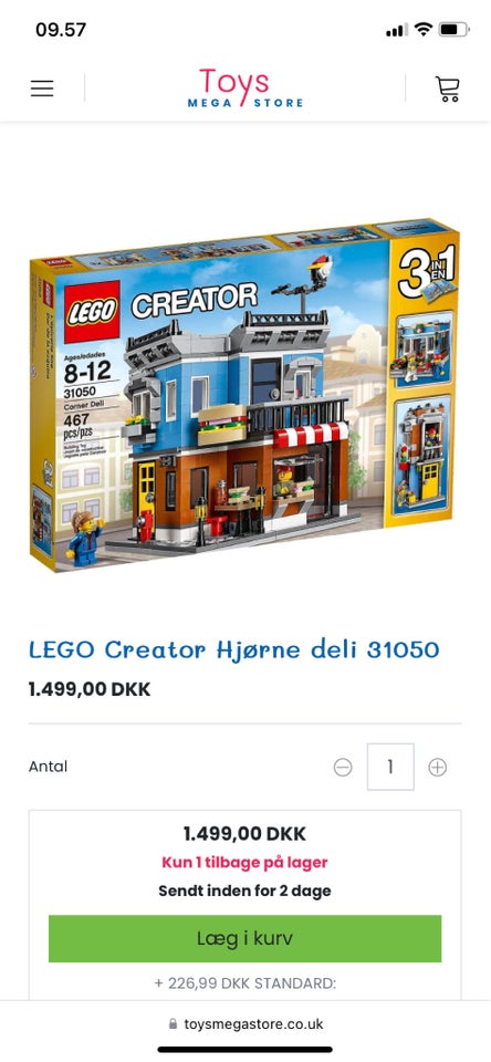 Lego Creator 31050 Corner Deli