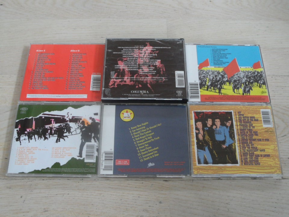 THE CLASH: 6 CD MED CLASH, rock