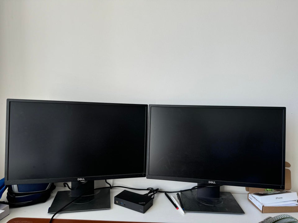 2x Dell skærme Dell P2417H 24" 16:9