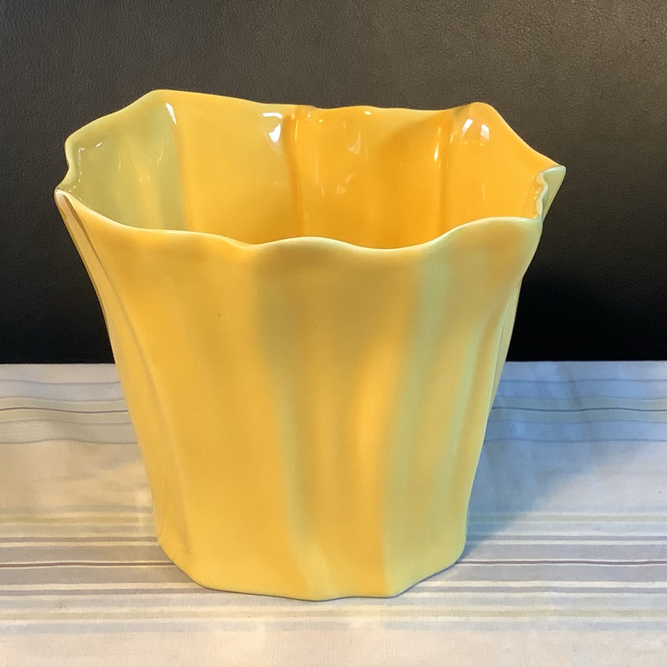 Fajance Vase / blomsterpotte