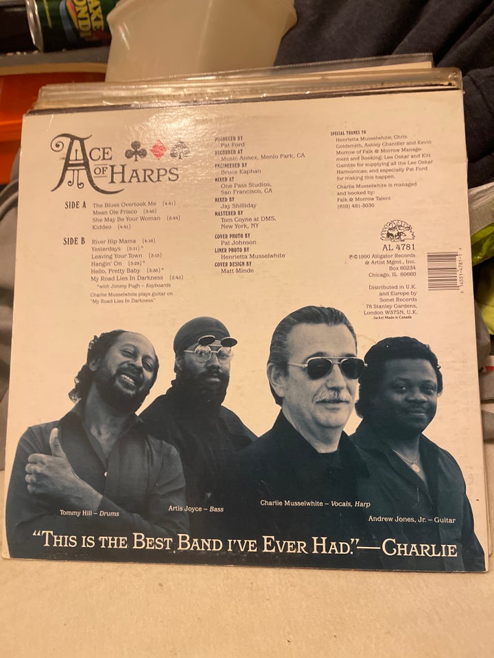 LP, Charlie Musselwhite, Ace of