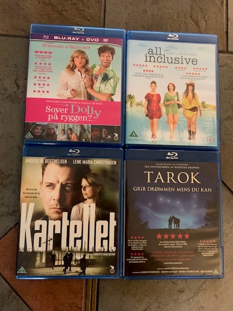 4 danske film, Blu-ray, andet