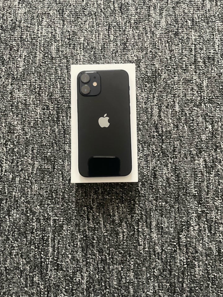 iPhone 12 Mini, 64 GB, sort