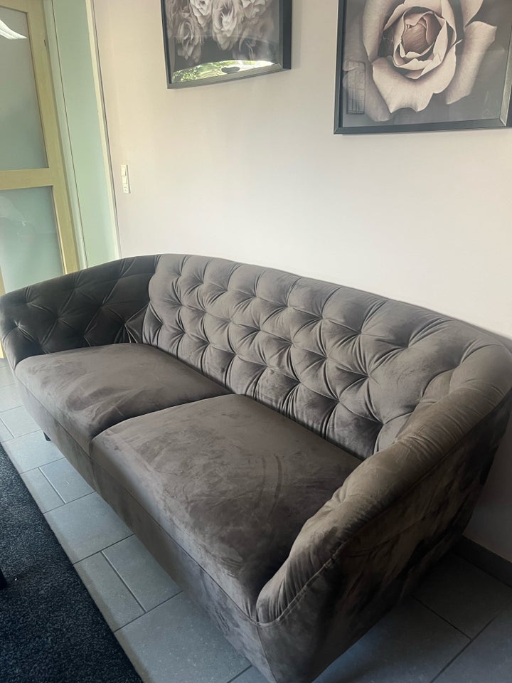 Sofa, velour, 2 pers.