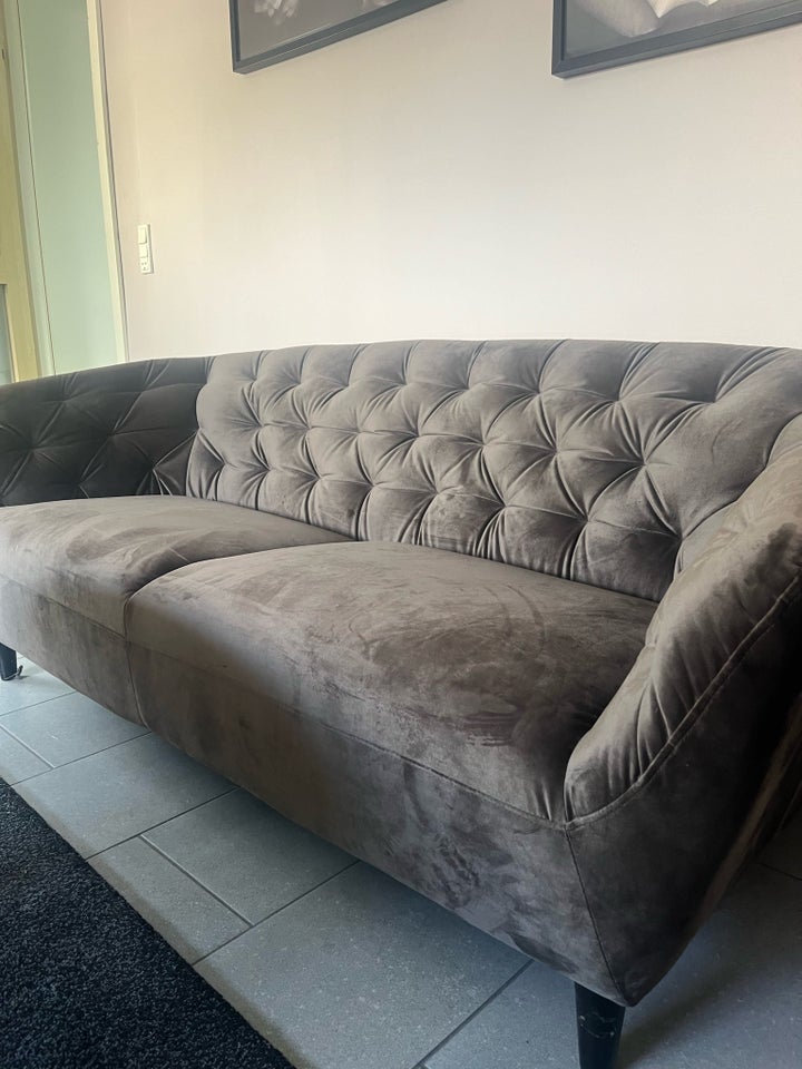 Sofa, velour, 2 pers.