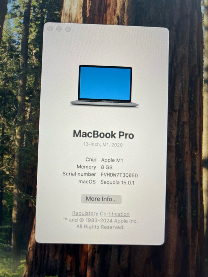 MacBook Pro, 13” 2020, M1 GHz