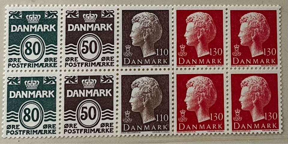 Danmark, postfrisk, Hs. 3.