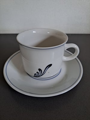 Porcelæn Kaffestel Blå Studio