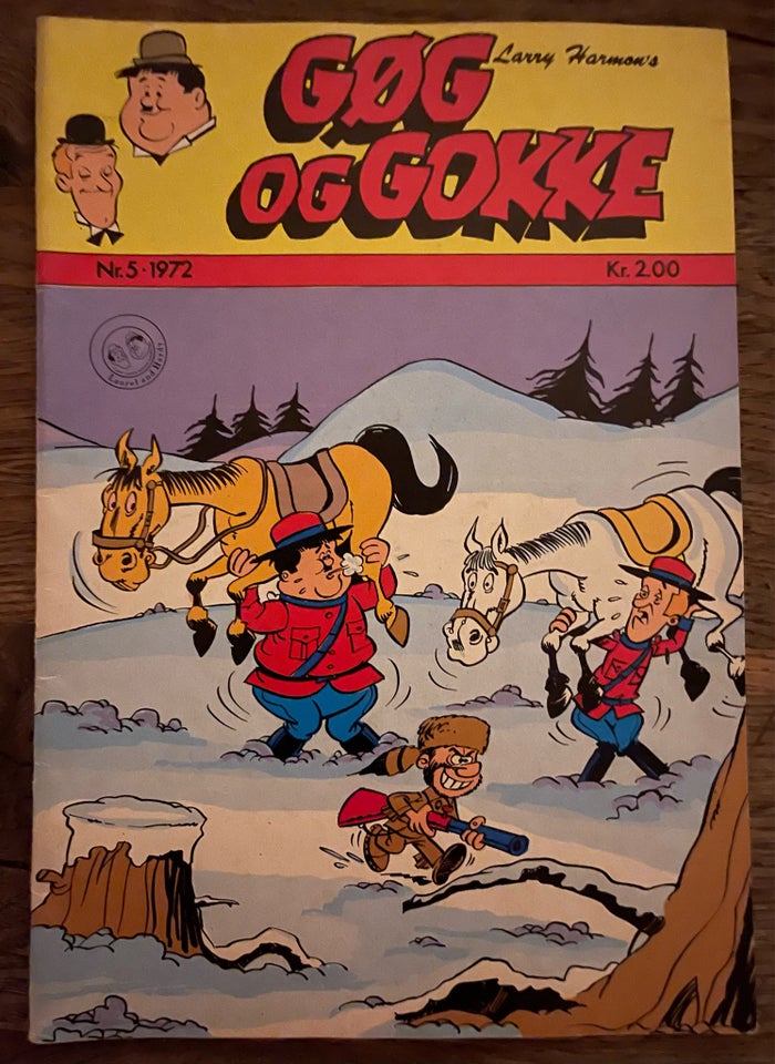 Gø og Gokke 1972 nr. 5, Tegneserie