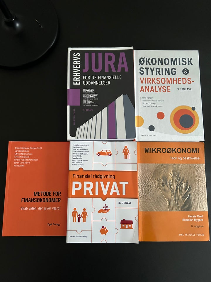 Finansøkonomi bøger, Diverse, år