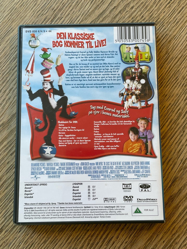 Katten - The Cat In The Hat, DVD,