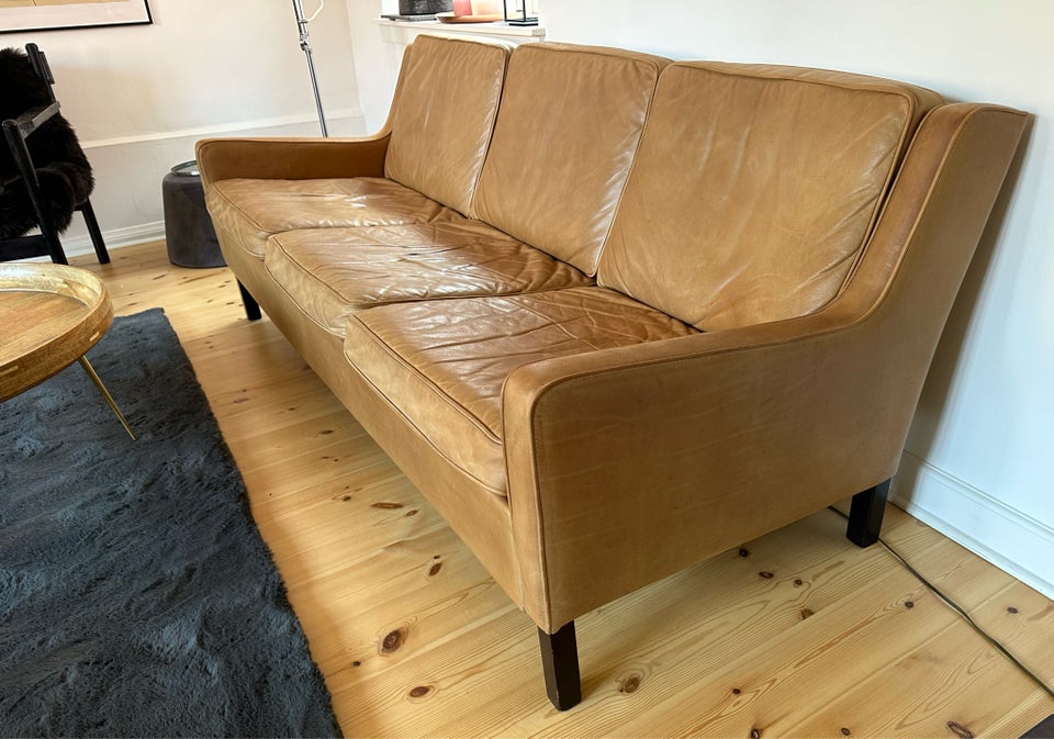 Sofa læder 3 pers