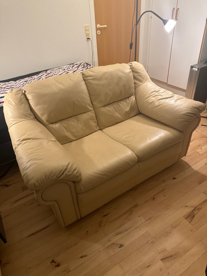 Sofa læder 2 pers