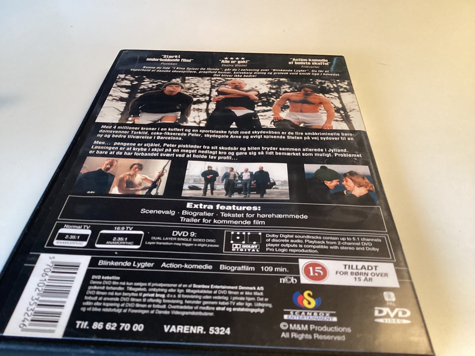 Blinkende lygter , DVD, komedie