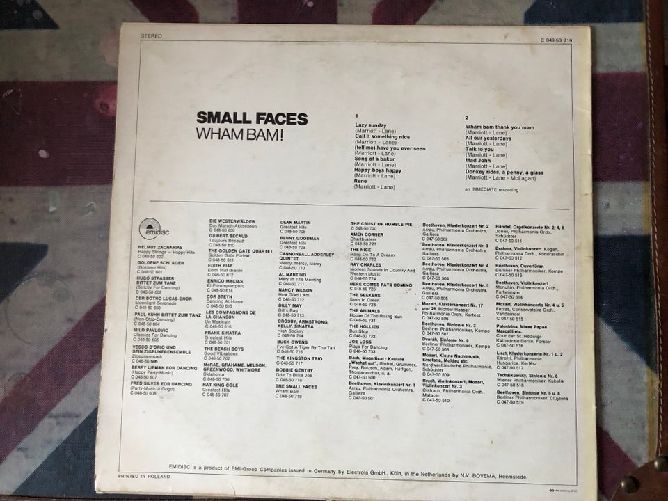 LP Small Faces WHAM BAM