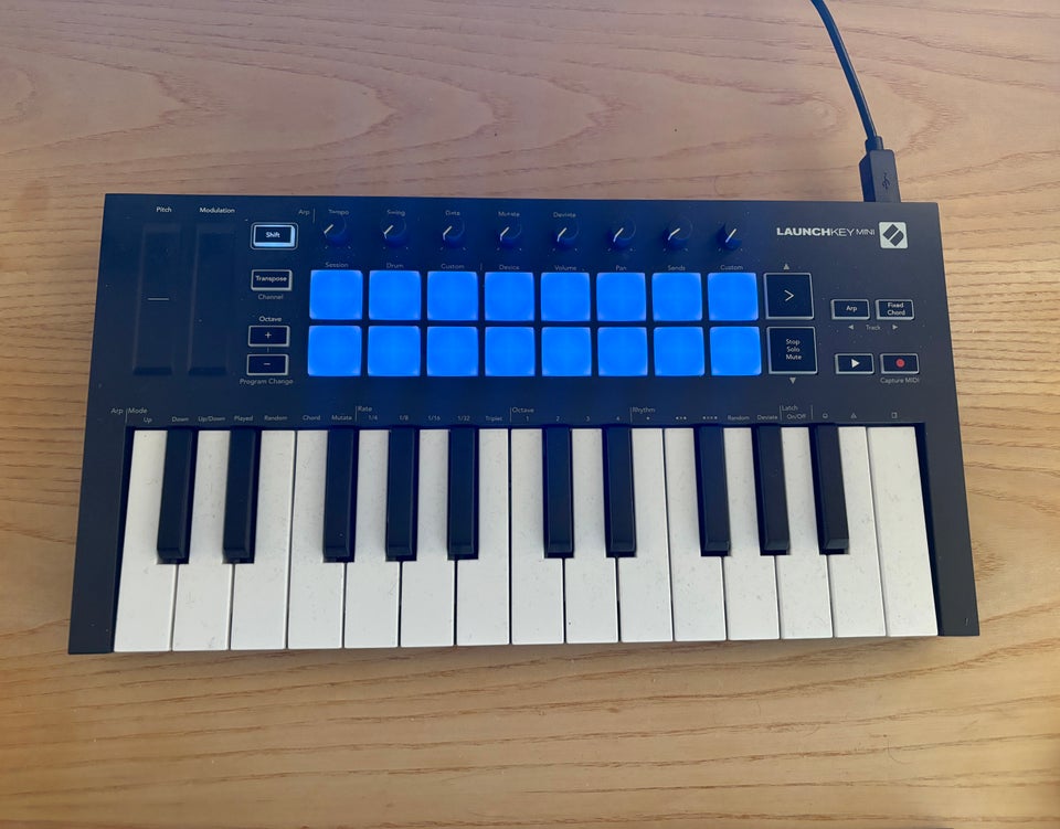 Midi keyboard, Novation Launchkey