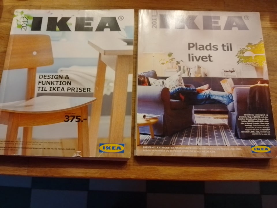 Bøger og blade, Ikea katalog