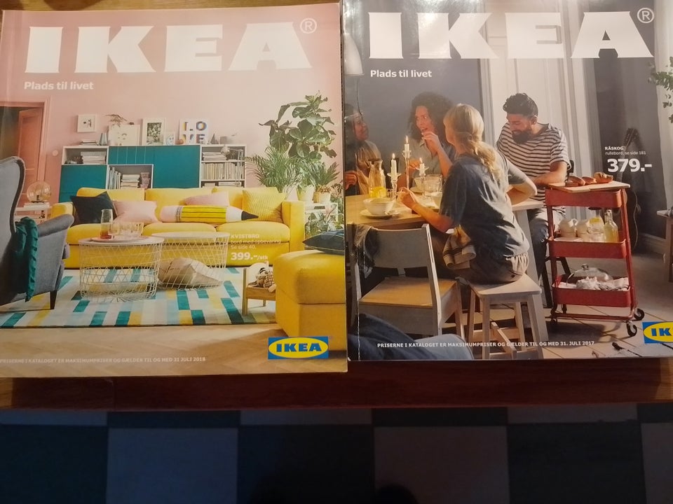 Bøger og blade, Ikea katalog