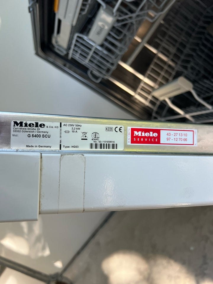 Miele G5400 scu