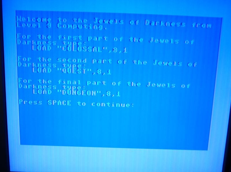 Jewels of Darkness, Commodore 64