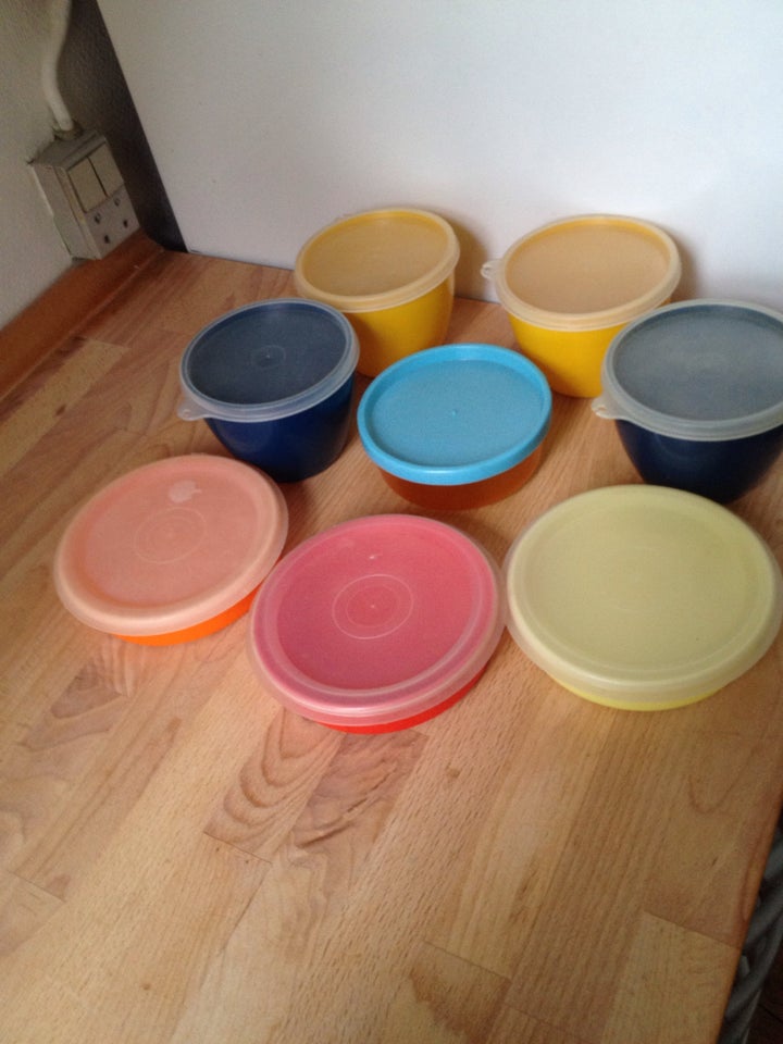 Bokse i plastik Tupperware