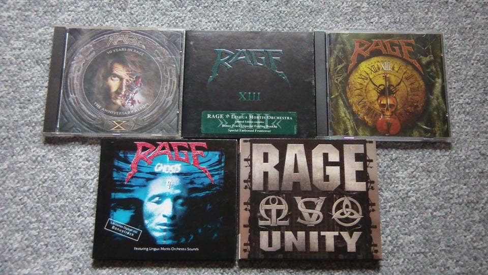 Rage: CD'er, metal