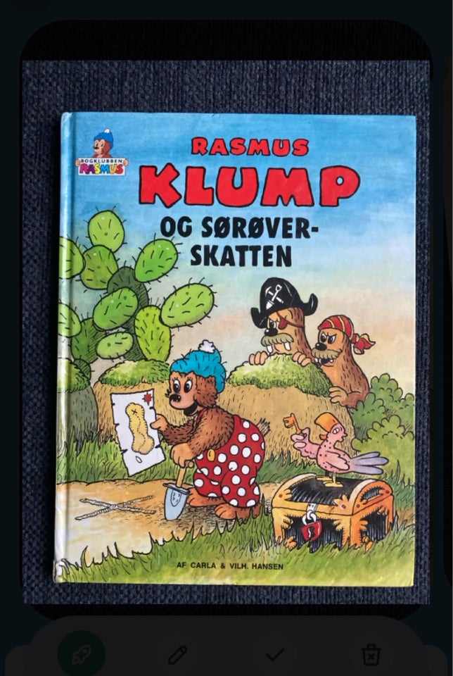 Rasmus klump og sørøver skatten,