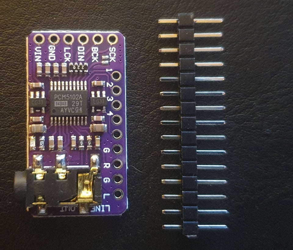 Andet, PCM5102A DAC Decoder