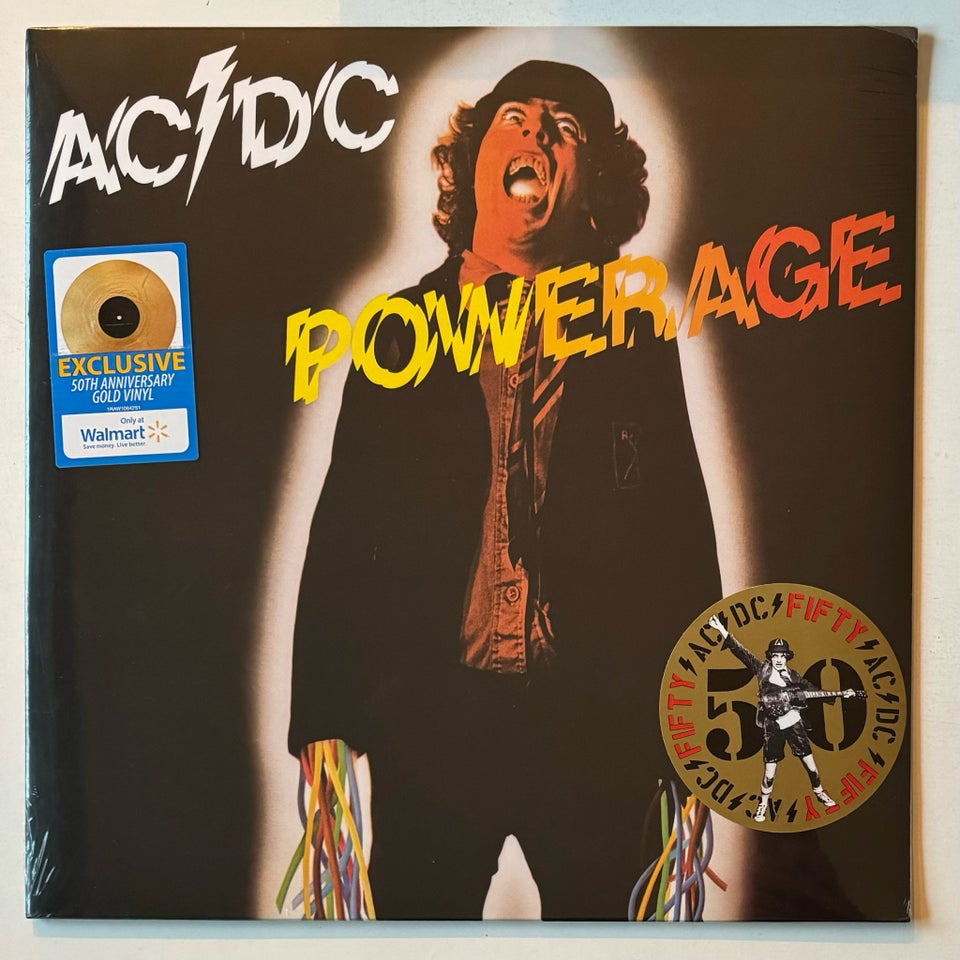 LP, AC/DC ( AC / DC ), ( GULD vinyl )