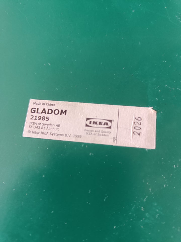 Bakkebord Ikea Gladom metal